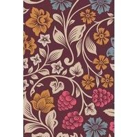 Eco-Friendly Arts And Crafts Large Floral Print Wallpaper