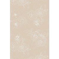 Bobbi Beck Eco-Friendly Dotwork Floral Wallpaper In Beige