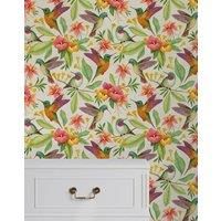 Eco-Friendly Hummingbird & Flower Wallpaper
