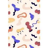 Eco-Friendly Matisse Style Abstract Wallpaper