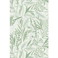 Bobbi Beck Eco-Friendly Vibrant Modern Floral Wallpaper In Green
