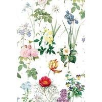 Eco-Friendly Vintage Floral Wallpaper