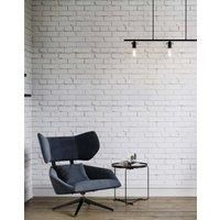 Eco-Friendly White Brick Wallpaper