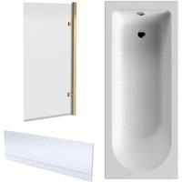 Nuie 1700X700 Standard Bath, Panel & Screen