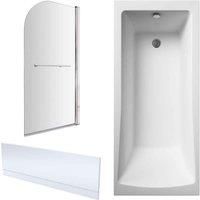 Nuie 1700X700 Standard Bath Panel & Screen