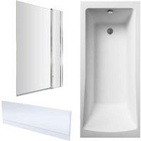 Nuie 1700X750 Standard Bath, Panel & Screen