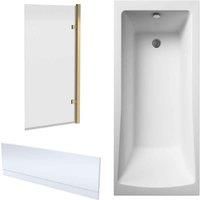 Nuie 1700X700 Eternalite Bath Panel & Screen
