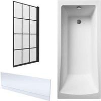 Nuie 1700X700 Eternalite Bath Panel & Screen