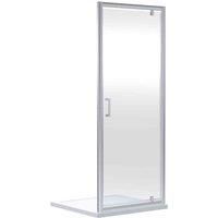 ETAL Framed Rectangular Pivot Shower Door Polished Chrome 795mm x 1900mm (852RW)