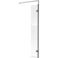 nuie 300x1850mm Wetroom Swing Screen - Silver