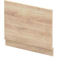nuie 750mm Bath End Panel - Bleached Oak