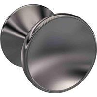 nuie H713 Modern Indented Round Knob Furniture Handle, 30 x 30 x 29mm, Brushed Pewter