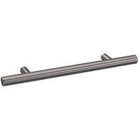 nuie H701 Modern Bar Furniture Handle, 96mm Centres, 16 x 155 x 36mm, Brushed Pewter