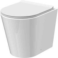 nuie Round Rimless BTW Pan & Soft Close Seat (PP)