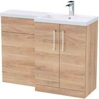 nuie Arno 1100mm Right Hand Combination - Bleached Oak