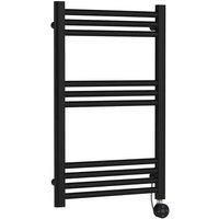 nuie Electric Round T/Rail 10 Bar 800x500 - Matt Black, Black