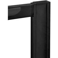ETAL Matt Black Wall Profile Extension Kit 17mm x 1900mm (623RW)