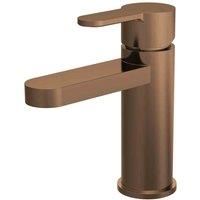nuie Arvan Mono Basin Mixer (Push Button Waste) - Brushed Bronze