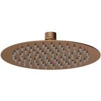 nuie Round Fixed Head 200mm Diameter - Brown, Brown