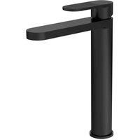 nuie Binsey High-Rise Mono Basin Mixer - Matt Black, Black
