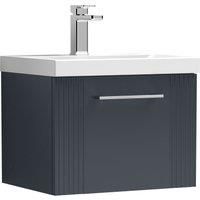 Retro 1 Drawer Wall Hung Vanity Unit with Mid-Edge Ceramic Basin from Balterley