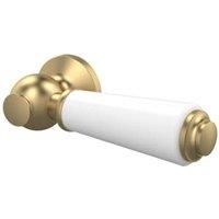 Bayswater Ceramic Cistern Flush Lever - Brushed Brass