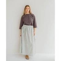 Anna Multicolur Multifunctional Stripe Print Maxi Skirt
