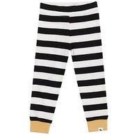 Turtledove London Kids Wide Stripe Leggings - Mono