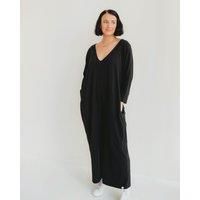 Mai Black V-Neck Jumpsuit