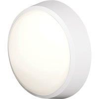 4lite Pylus Outdoor Round LED Bulkhead White 12W 1100lm (378VH)