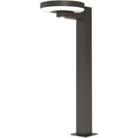 4lite Arundel 605mm Outdoor LED Solar Bollard Black 400lm (901VH)