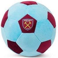 West Ham FC Officially Licensed Plush Football - 22 cm Soft Toy Pillow - Fluffy Stuffed Football Ideal for Kids and Adults - Perfect Sports Gift for Hammers