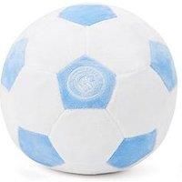 Manchester City FC Officially Licensed Plush Football - 22 cm Soft Toy Pillow - Fluffy Stuffed Footy Ball Ideal for Kids and Adults - Perfect Sports Gift for Cityzens