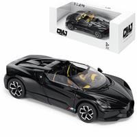 Bugatti Mistral 1:24 Scale Die-Cast Model Car - Black | Detailed Collectors Edition Diecast | Official Licensed Product
