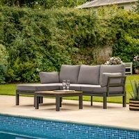 Crossland Grove Perth Lounge Set, Black