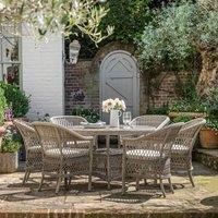 Crossland Grove Darwin 6 Seater Round Dining Set