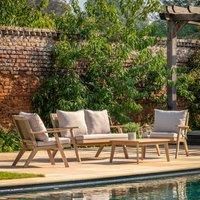 Crossland Grove Norris Foldaway Sofa Set, Brown