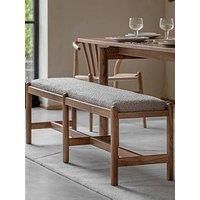 Gallery Direct Cannes Solid Acacia Wood Dining Bench