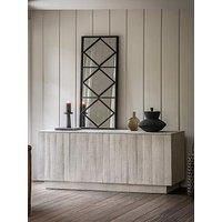 Gallery Lina Mango Wood 4 Door Sideboard - Whitewash