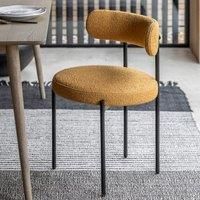 Crossland Grove Annie Dining Chair Ochre 2Pk , Yellow