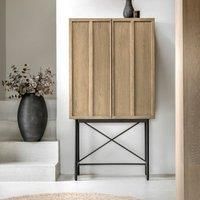 Crossland Grove Peyton 2 Door Cocktail Cabinet, Brown