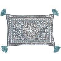 Crossland Grove Brixton Blue Cushion Cover 400X600Mm