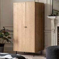 Gallery Fullerton 2 Door Wardrobe Natural 520X850X1780Mm, Brown