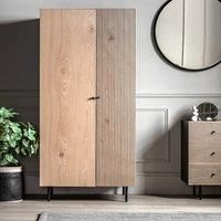 Gallery Oakley 2 Door Wardrobe 520X850X1780Mm, Black