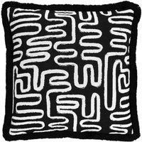 Crossland Grove Aston Black Cushion Cover 500X500Mm