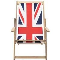 Crossland Grove Riviera Union Jack Deck Chair