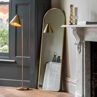 Gallery Direct Heyfield Arch Mirror Gold 450X35X1500Mm