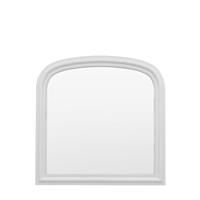 Gallery Direct Springton Overmantle Mirror Stone 940X940Mm