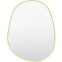 Gallery Direct Hollie Pebble Metal Mirror 70cm x 90cm Gold 90cm H X 70cm W X 3.5cm D