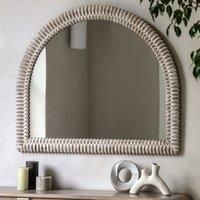 Gallery Pimlico Arch Mirror Distressed Cream 1200X1000Mm